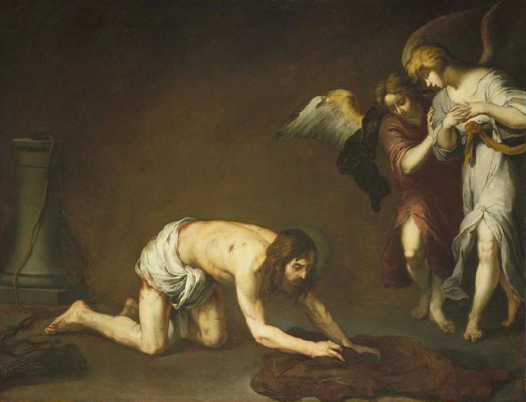 Bartolome Esteban Murillo Christ after the Flagellation oil painting image